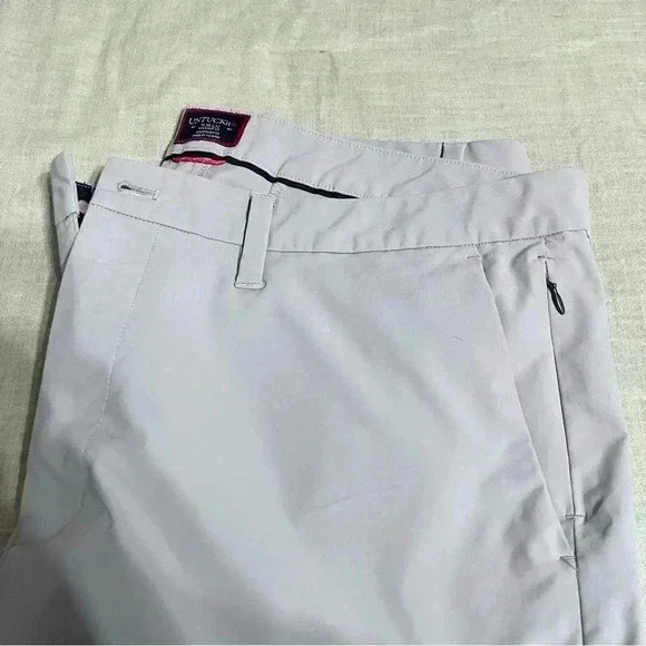 Untuckit Pants Straight Fit Men Sz 38 x 32 Gray - Picture 3 of 10